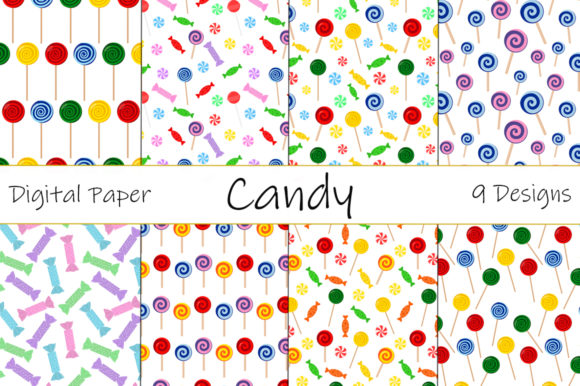 Candy and Lollipop Patterns: A Creative Resource for Designers