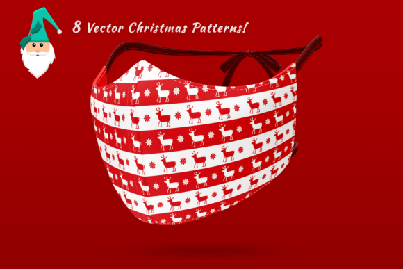 Christmas Patterns Masks Vector Designs: A Creative Resource for Holiday Projects