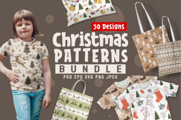 Christmas Seamless Patterns Bundle: A Creative Resource for Designers and Makers