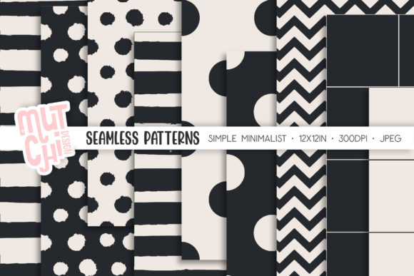 Minimalist Beige Seamless Patterns: A Versatile Design Asset
