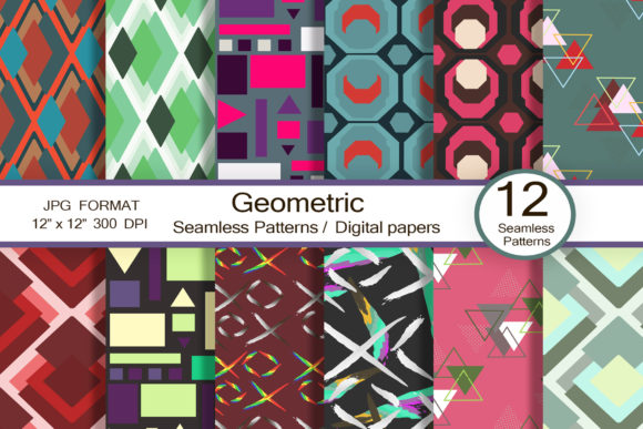 Modern Geometric Patterns for Creative Projects
