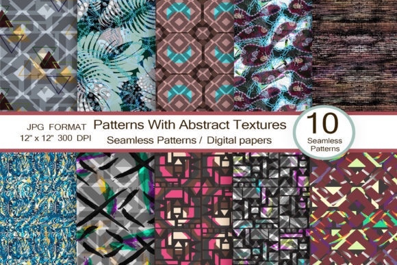 Patterns with Abstract Textures: A Modern Design Essential