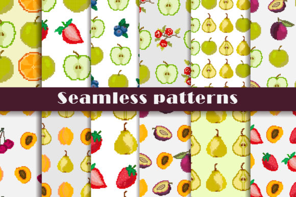 Seamless Patterns Fruit Mood: A Creative Resource for Designers and Creators