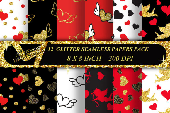 Valentine Seamless Patterns Pack – A Creative Resource for Design Enthusiasts